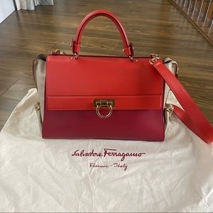 Salvatore Ferragamo Handle Bag with Strape